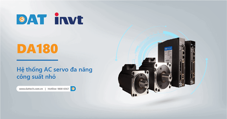 Hệ thống AC Servo INVT DA180 thế hệ mới